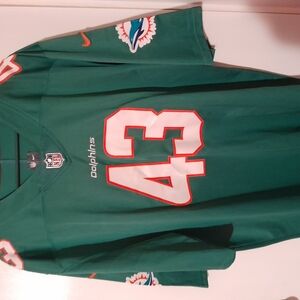 Nike Miami Dolphins Green Jersey